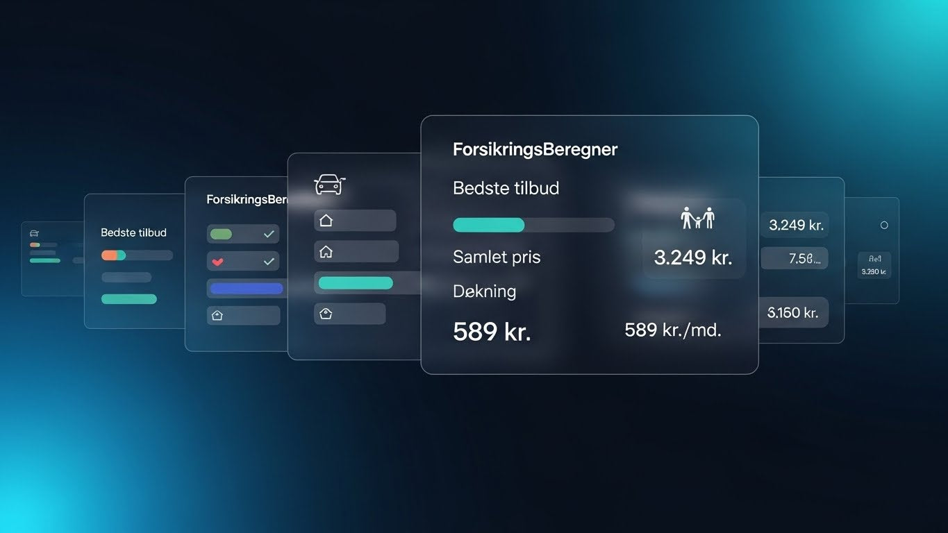Forsikringsoverblik og sammenligning